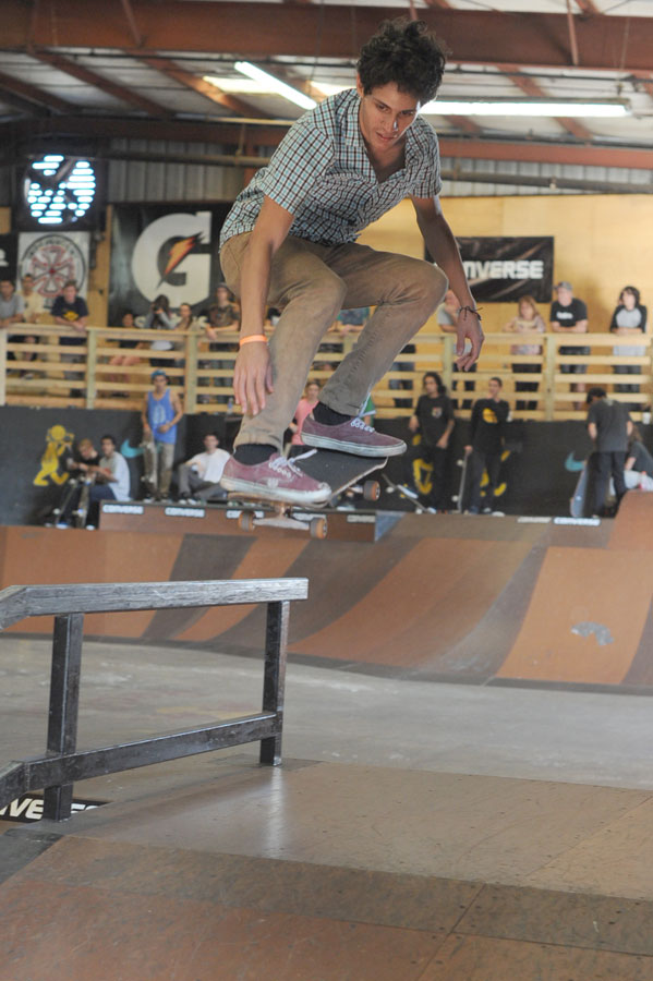 Josiah's floating an ollie here
